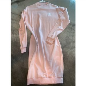 Light Pink Adidas sweater dress